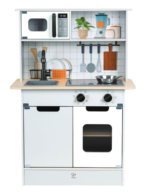 Hape - cuisine intéractive en bois pour enfant - 60 x 91,8 x 30 cm - à partir de 3 ans - Kiabi Hape - cuisine intéractive en bois pour enfant - 60 x 91,8 x 30 cm - à partir de 3 ans - Kiabi