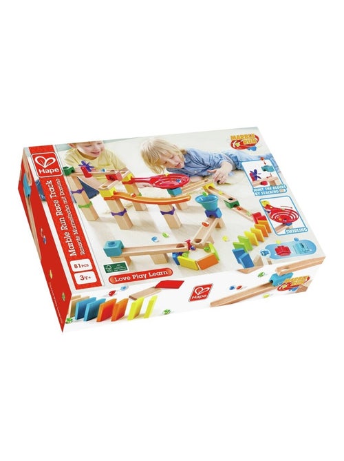 Hape - marmerloop knikkercircuit snelheidsrace - vanaf 3 jaar - Kiabi