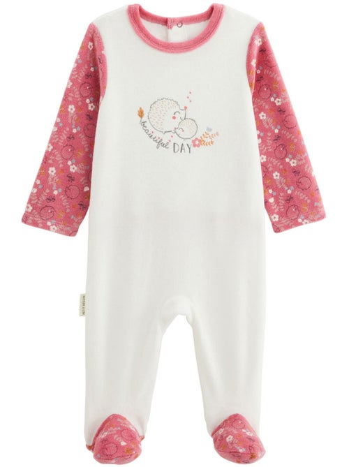 Happy Days velours babypyjama's - Kiabi