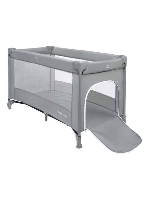 Happy traveller basic reisbedje – grijs, met matras, draagtas en transportwielen - Kiabi Happy traveller basic reisbedje – grijs, met matras, draagtas en transportwielen - Kiabi