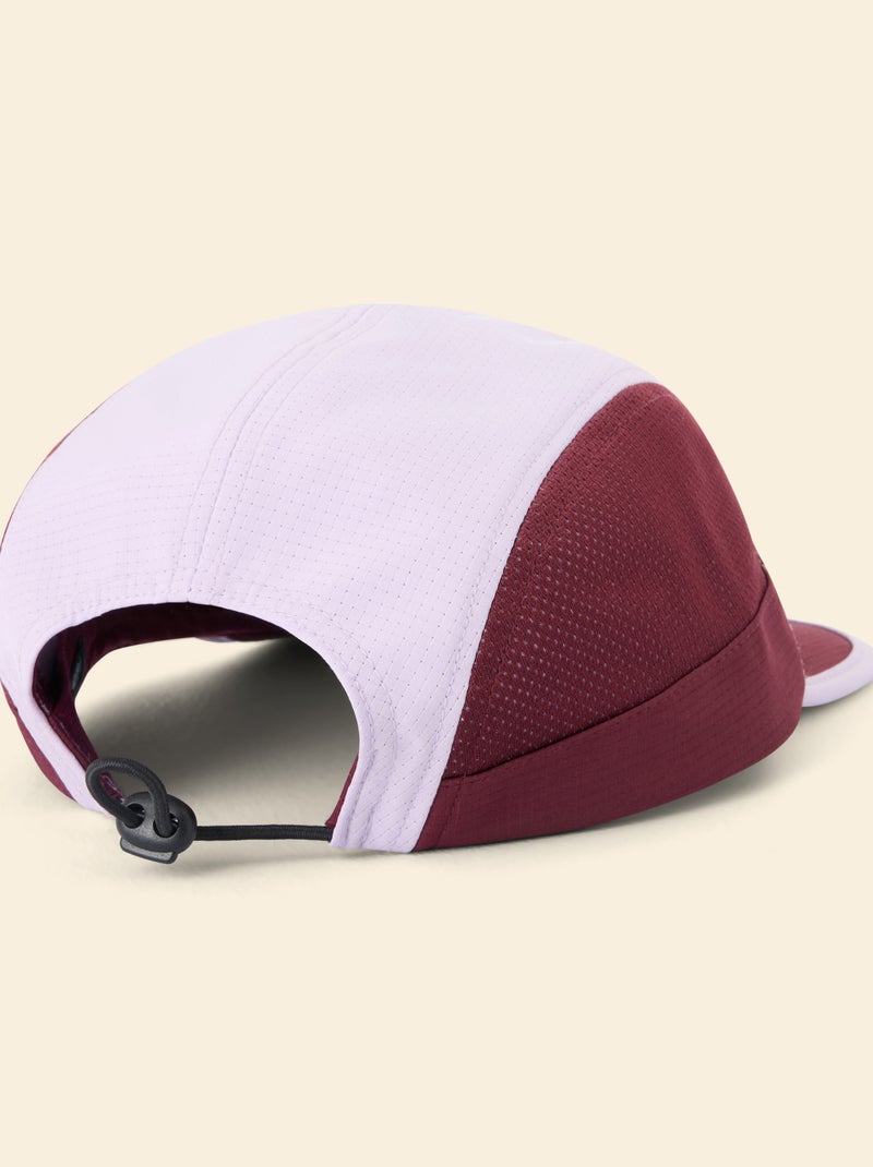 Hardloopcap met soepele klep Rood - Kiabi