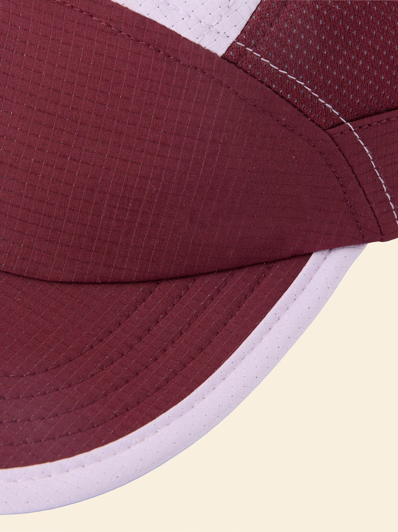 Hardloopcap met soepele klep Rood - Kiabi