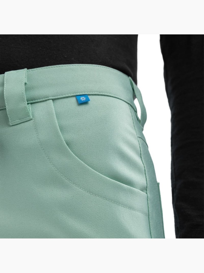 Hardshell snowboard broek dames Groen - Kiabi