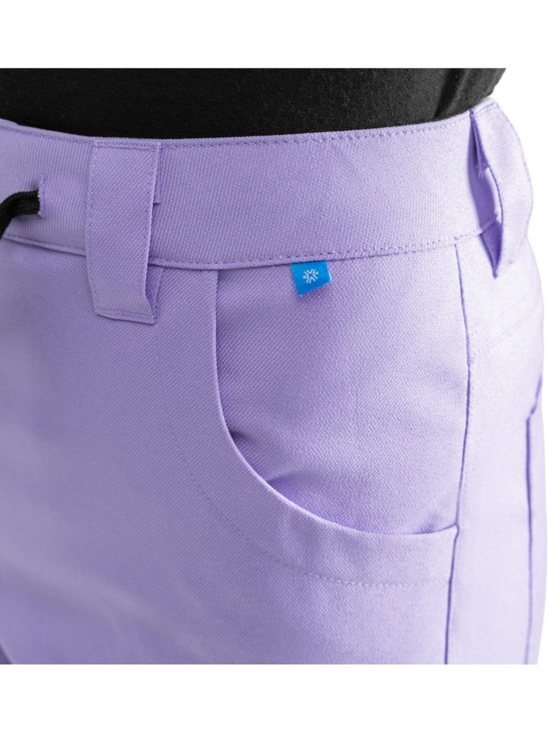 Hardshell snowboard broek dames Paars - Kiabi