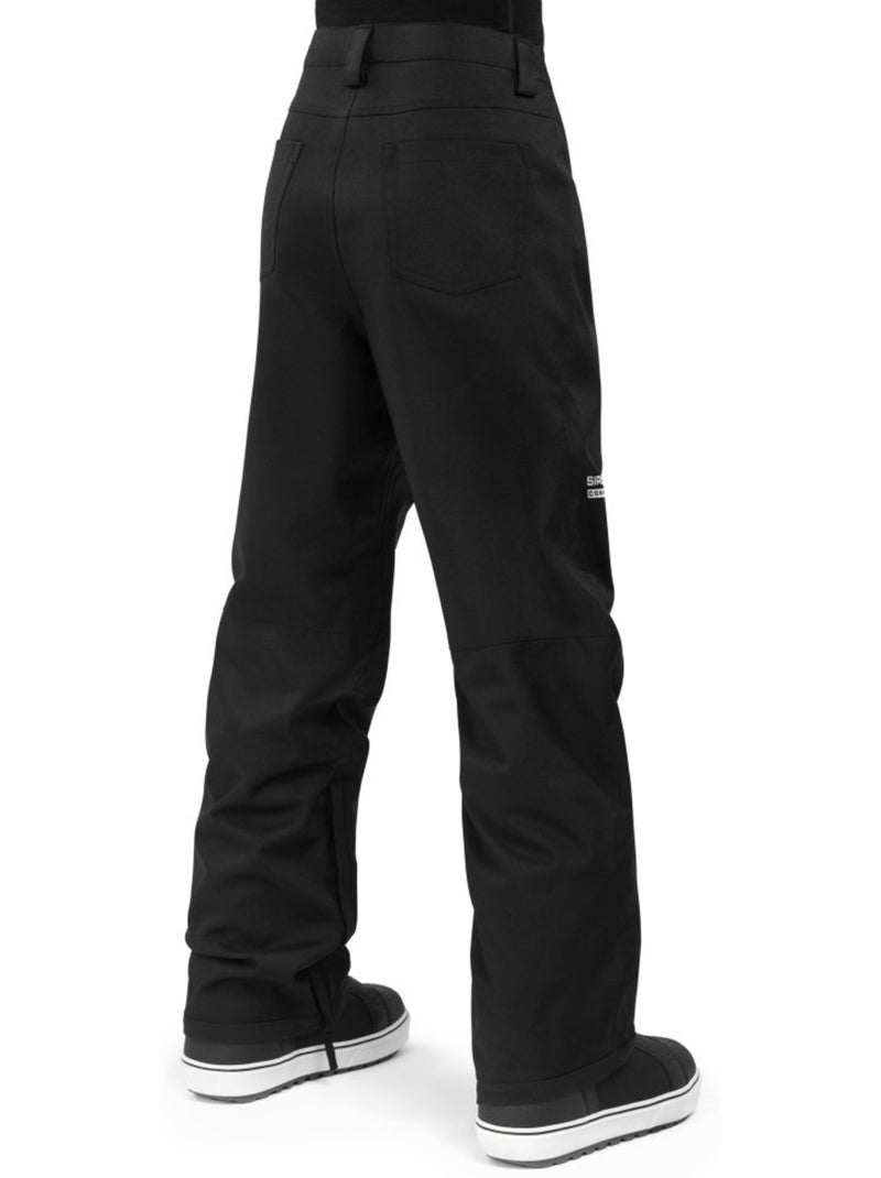 Hardshell snowboard broek dames Zwart - Kiabi
