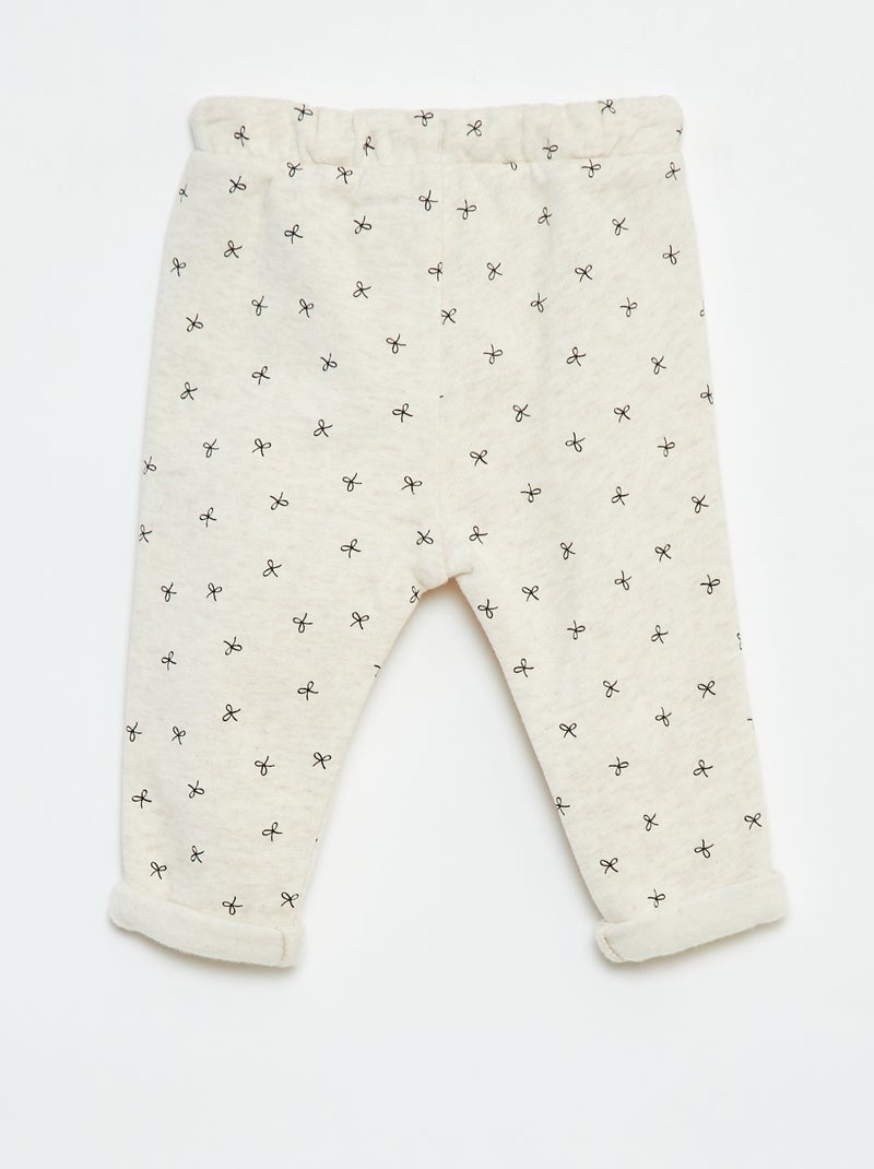Harembroek met print Biege - Kiabi