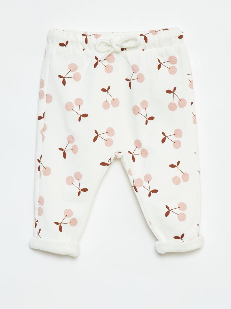 Harembroek met print Wit - Kiabi
