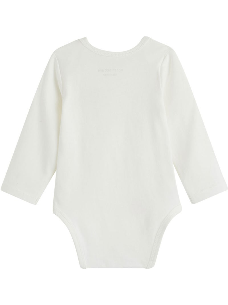 Harmony babyrompertjes met lange mouwen (set van 2) Ecru - Kiabi