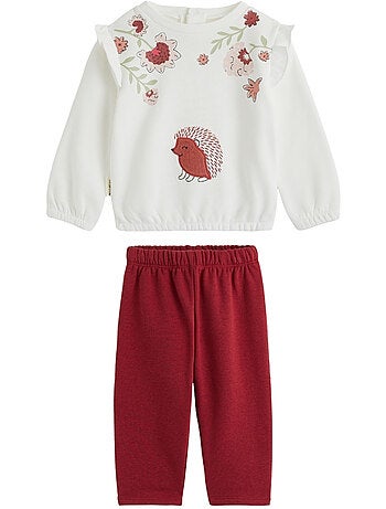 Harmony babyset: sweatshirt en fleecebroek
