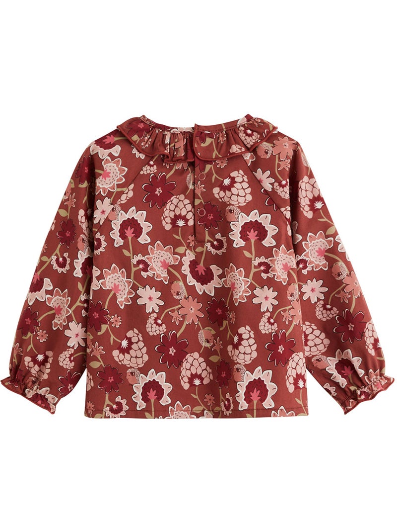 Harmony kinderblouse van poplin Roze - Kiabi