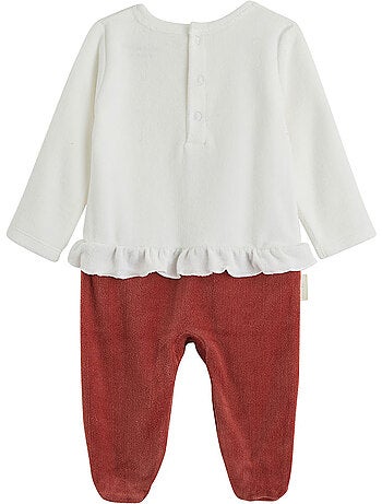 Harmony velours babypyjama