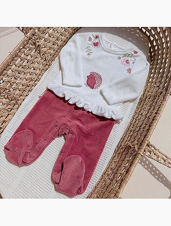 Harmony velours babypyjama