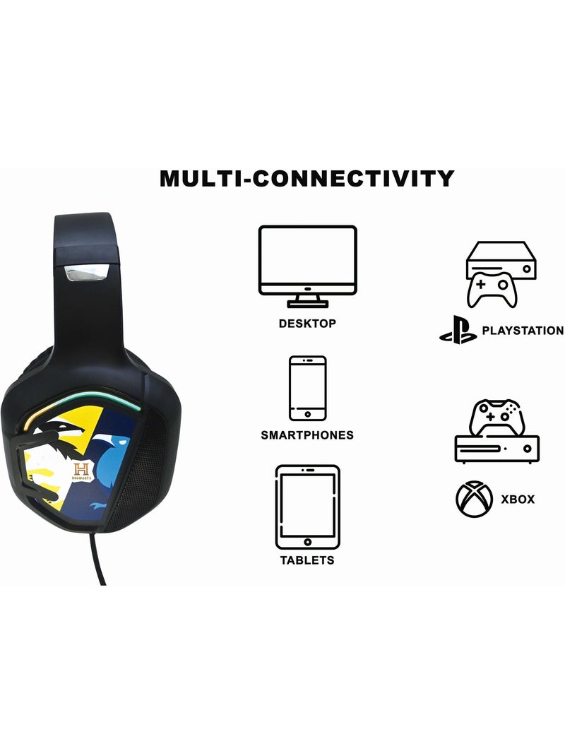 Harry potter bedrade gaming headset met verlichting en microfoon Zwart - Kiabi