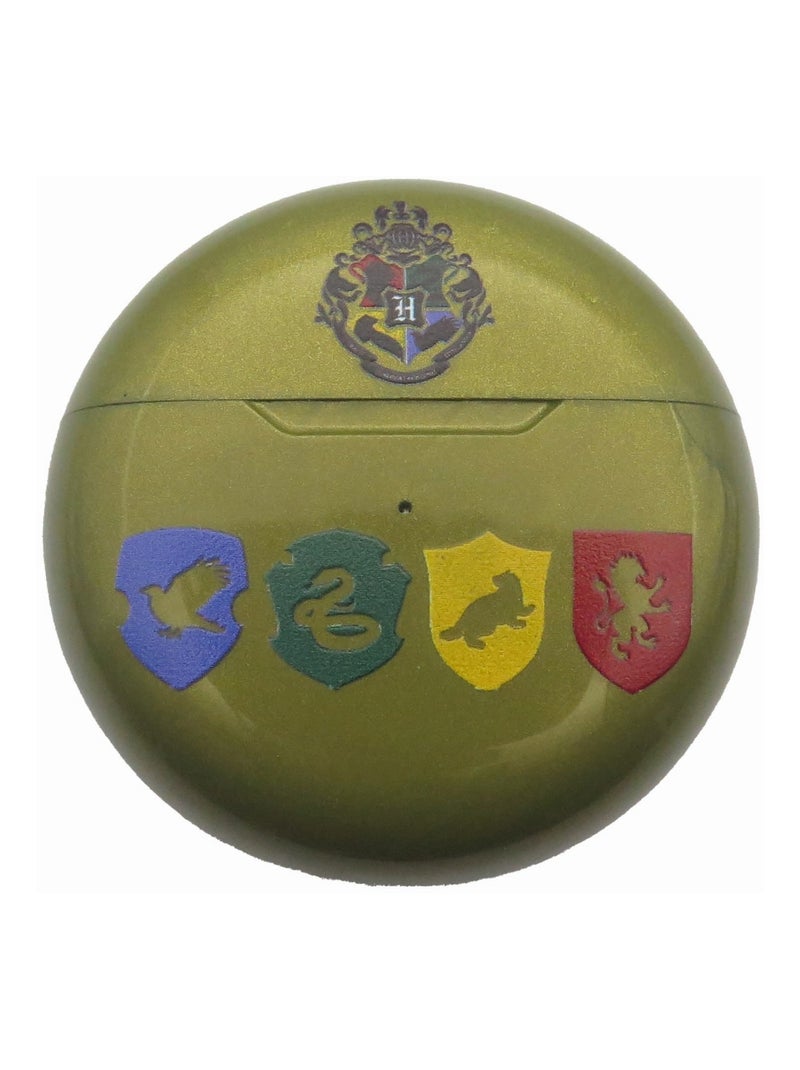 Harry potter bluetooth oordopjes met oplaad-opbergcase Goud/Goudkleurig - Kiabi