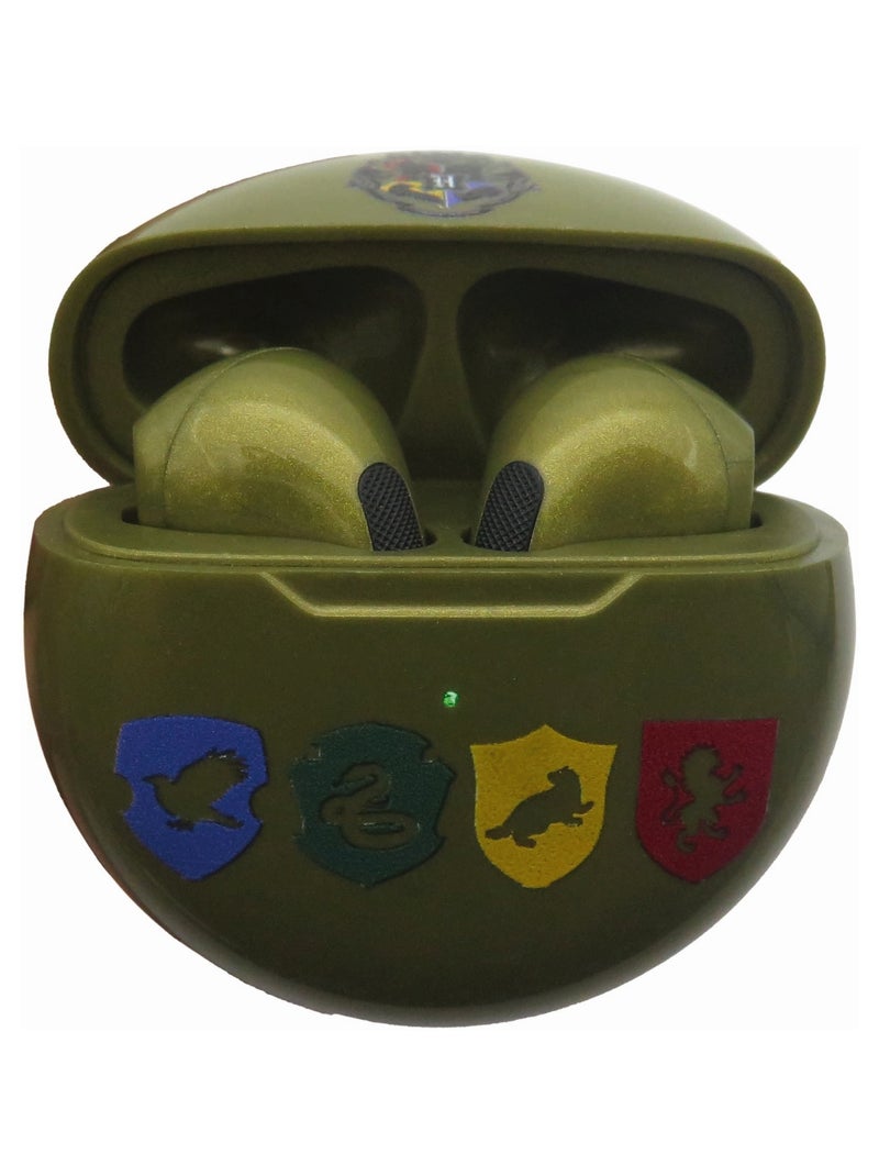 Harry potter bluetooth oordopjes met oplaad-opbergcase Goud/Goudkleurig - Kiabi