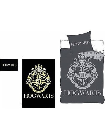 Harry Potter dekbedovertrek 140 x 200 cm met kussensloop – fosforescerend
