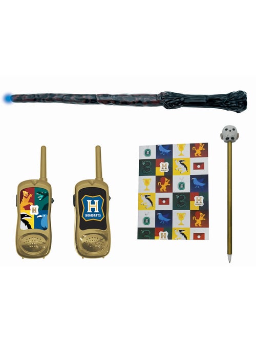 Harry potter kit met walkie-talkies tot 120m, booklet, pen en magic stick - Kiabi Harry potter kit met walkie-talkies tot 120m, booklet, pen en magic stick - Kiabi