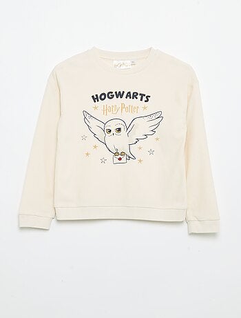 Harry Potter"-pyjama 2-delig van fleece - T-shirt met lange mouwen + broek