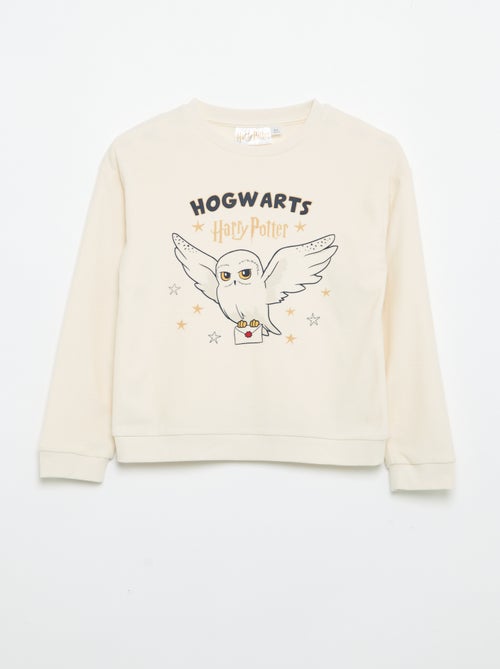 "Harry Potter"-pyjama 2-delig van fleece - T-shirt met lange mouwen + broek - Kiabi