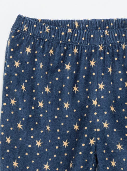 "Harry Potter"-pyjama 2-delig van fleece - T-shirt met lange mouwen + broek - Kiabi
