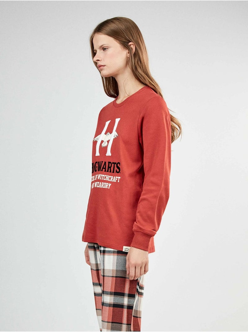 Harry potter pyjama in interlock breistof Terracotta - Kiabi