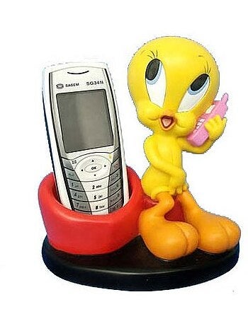 Harsfiguur telefoonhouder Tweety 13 x 13 cm