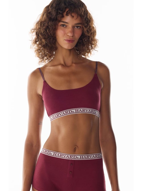 Harvard bralette avec coussinets amovibles penti - Kiabi Harvard bralette avec coussinets amovibles penti - Kiabi