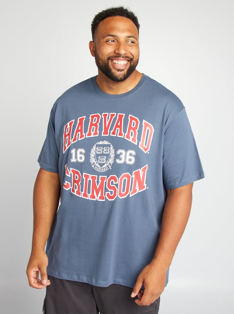T-shirt Harvard University - Coton épais Unisexe - Style Universitaire Ivy League