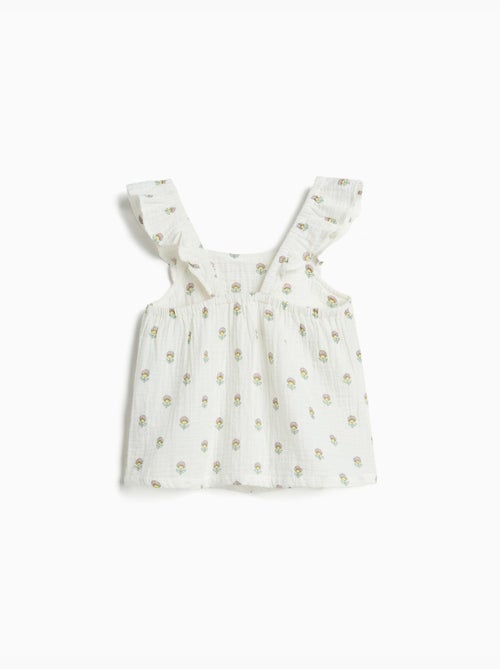 Haut à volants, mo fashion - Kiabi
