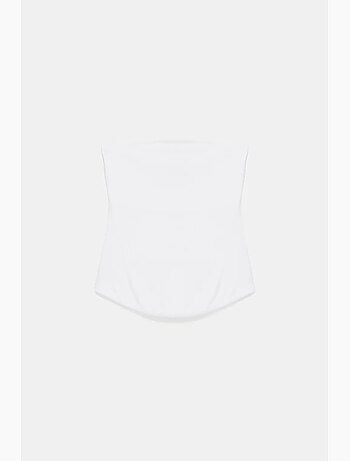 Haut bandeau court sans bretelles femme dilvin