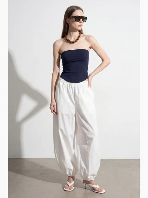 Haut bandeau court sans bretelles femme dilvin - Kiabi