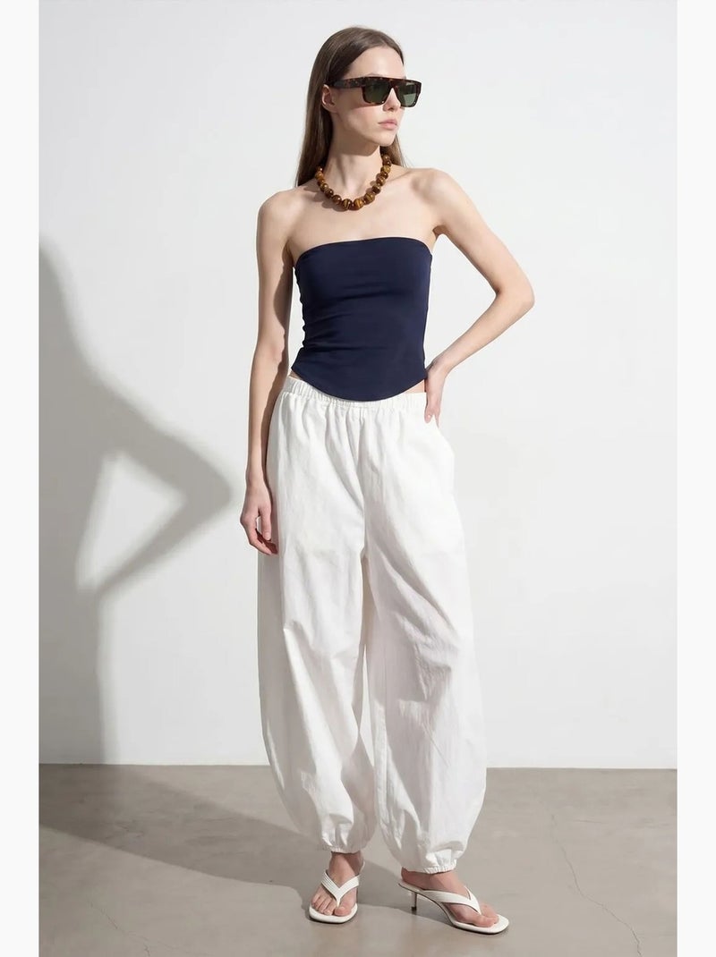 Haut bandeau court sans bretelles femme dilvin Bleu marine - Kiabi