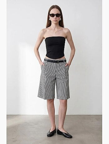 Haut bandeau court sans bretelles femme dilvin