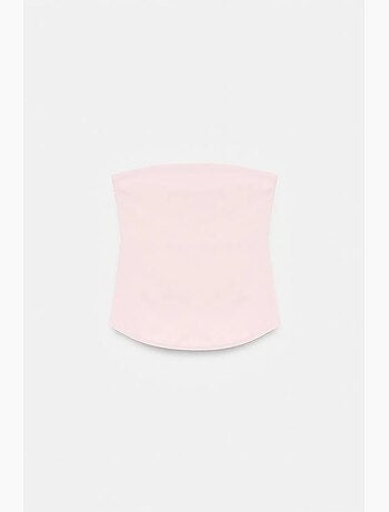 Haut bandeau court sans bretelles femme dilvin