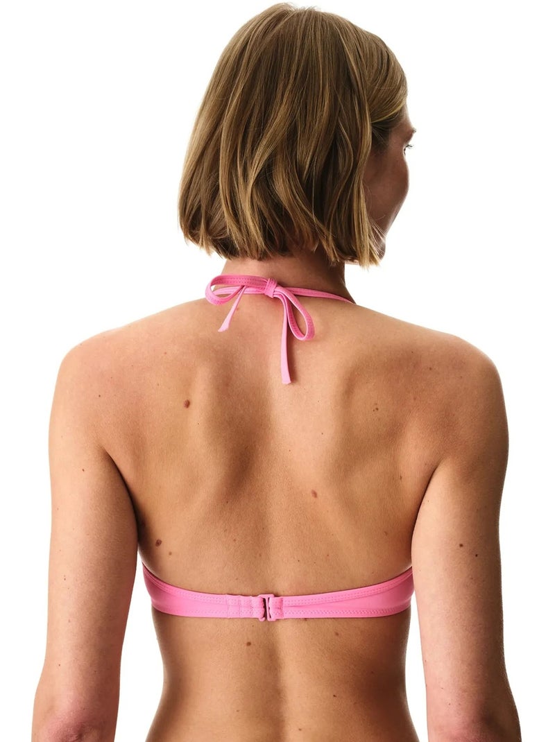 Haut de bikini à bonnets femme penti Rose fluo/Solinotes - Kiabi