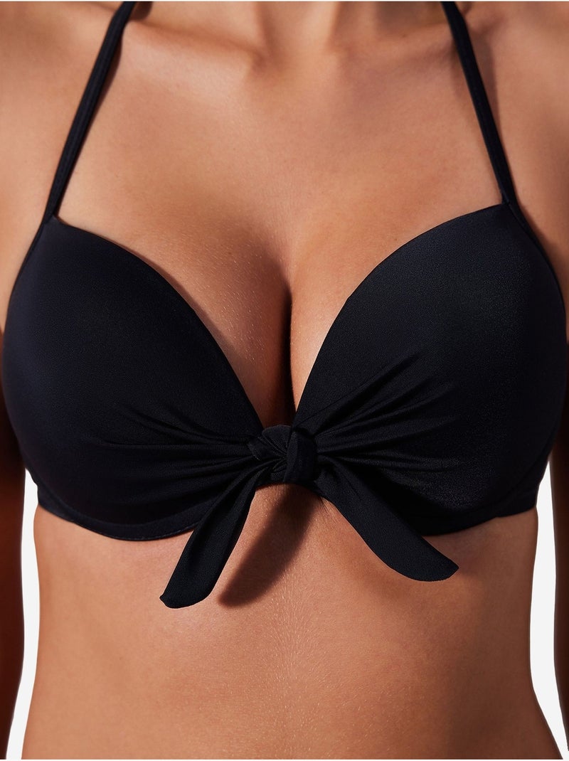 Haut de bikini à bonnets penti Noir - Kiabi