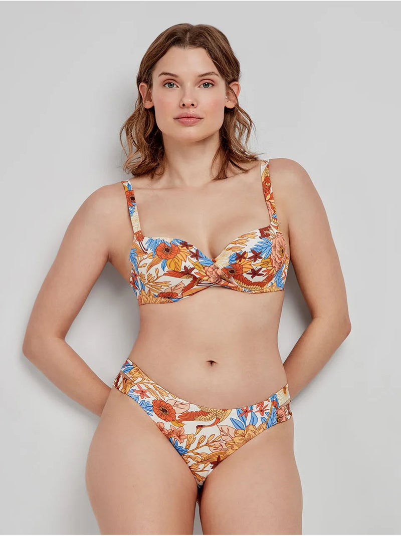 Haut de bikini à capacité à motif floral Multicolore - Kiabi