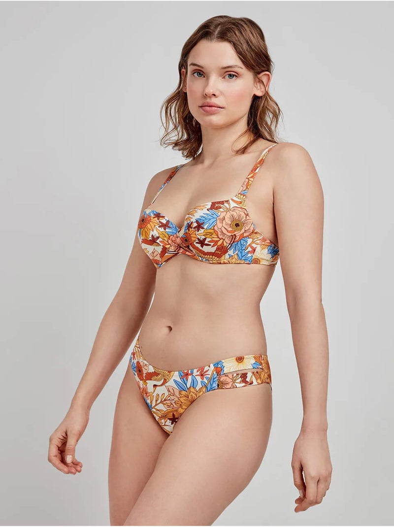 Haut de bikini à capacité à motif floral Multicolore - Kiabi
