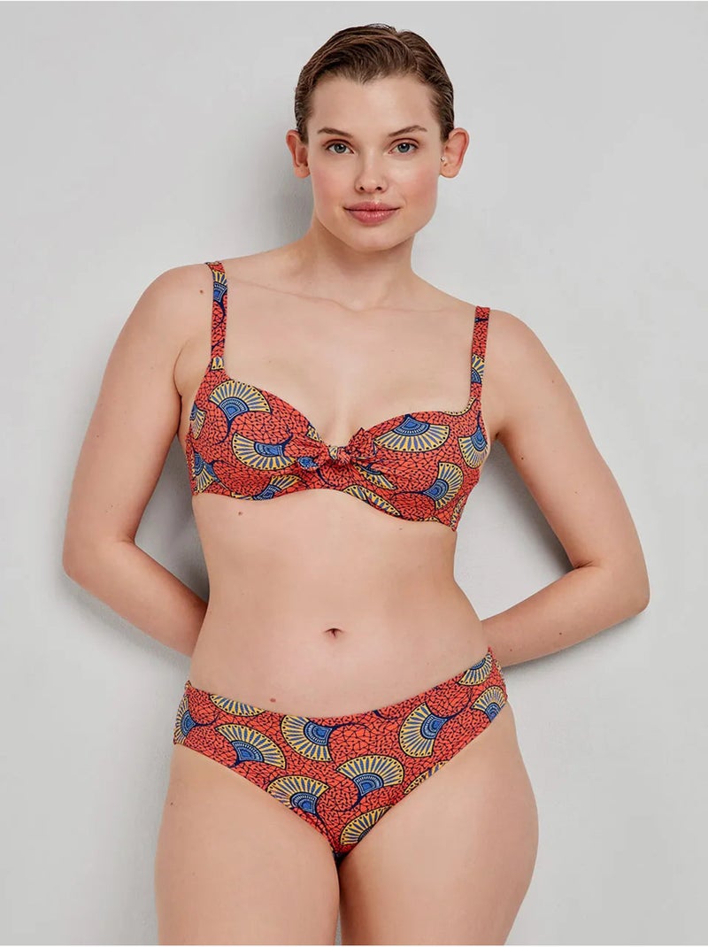 Haut de bikini à capacité avec imprimé tribal Multicolore - Kiabi