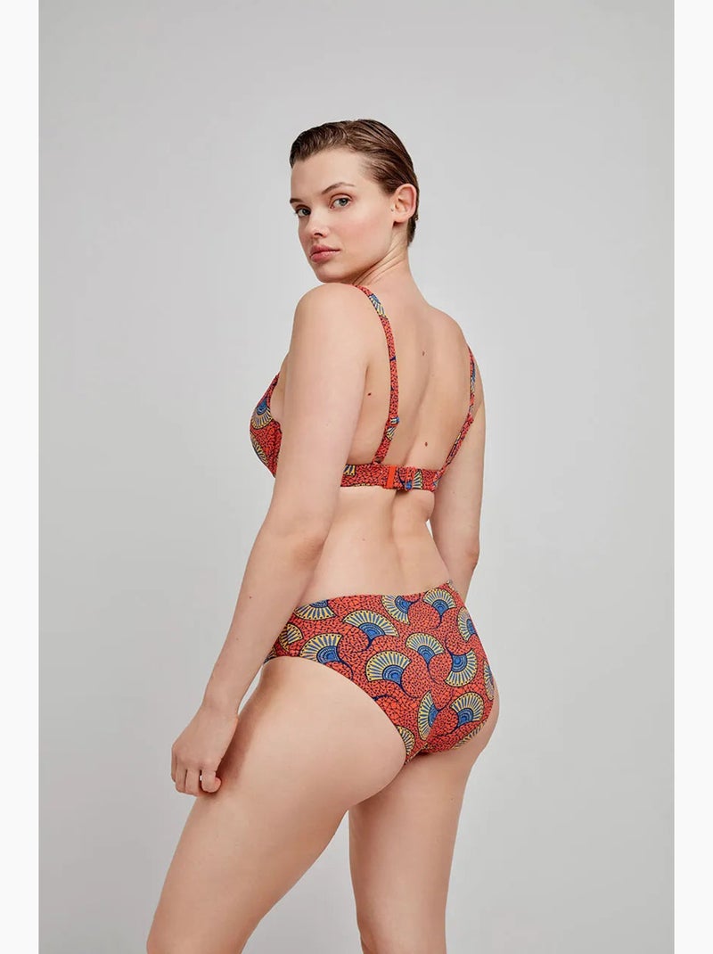 Haut de bikini à capacité avec imprimé tribal Multicolore - Kiabi