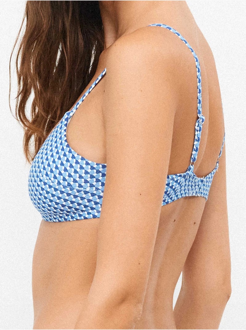 Haut de bikini à mousse amovible Multicolore - Kiabi