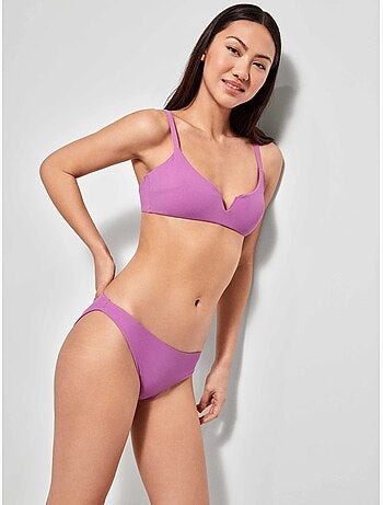 Haut de bikini avec coques amovibles