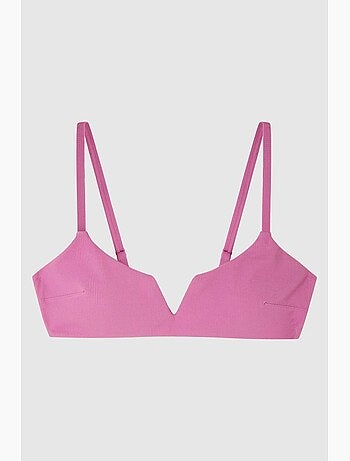 Haut de bikini avec coques amovibles