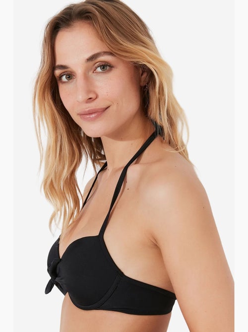Haut de bikini basic cup rembourré push-up penti - Kiabi Haut de bikini basic cup rembourré push-up penti - Kiabi