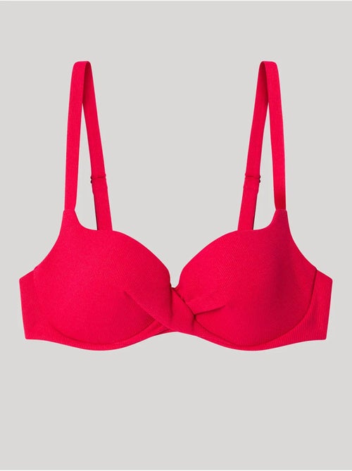 Haut de bikini en tissu structuré - Kiabi