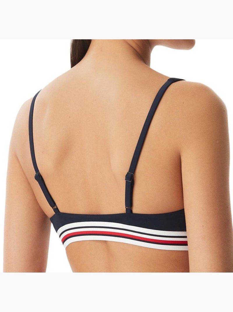Haut de bikini femme tommy hilfiger Bleu marine - Kiabi