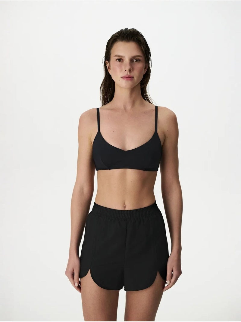 Haut de bikini frontal femme penti Noir - Kiabi