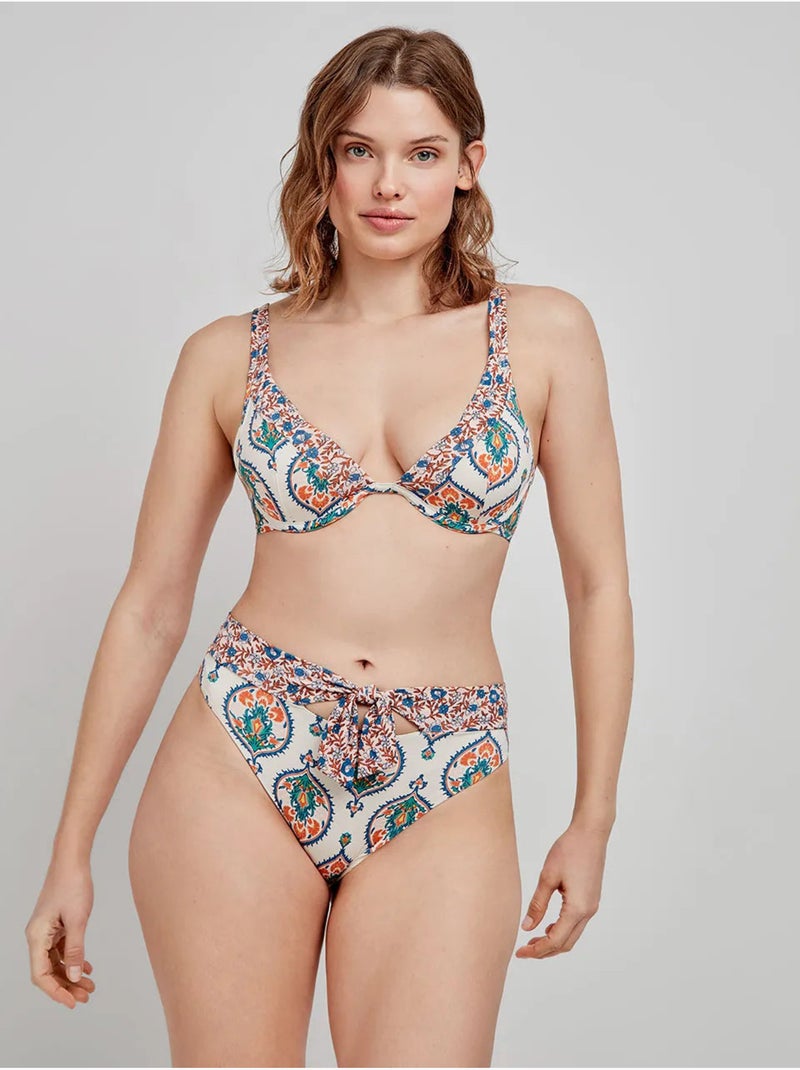 Haut de bikini grande taille bonnets b et c Multicolore - Kiabi