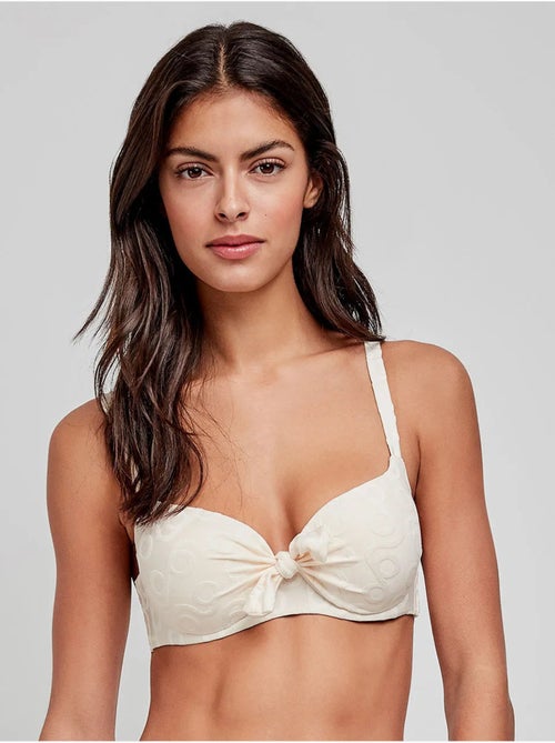 Haut de bikini grande taille imprimé géométrique - Kiabi