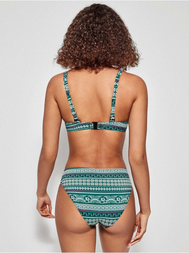 Haut de bikini grande taille sans mousse Multicolore - Kiabi
